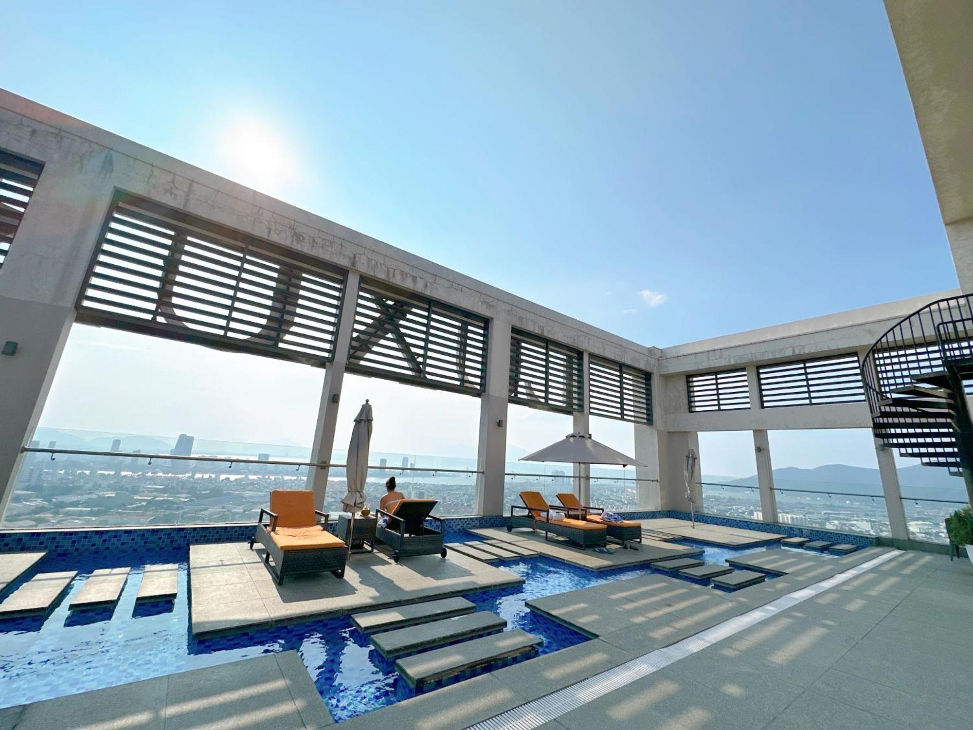 Luxury Apt Opposite Mykhe Beach 岘港 外观 照片