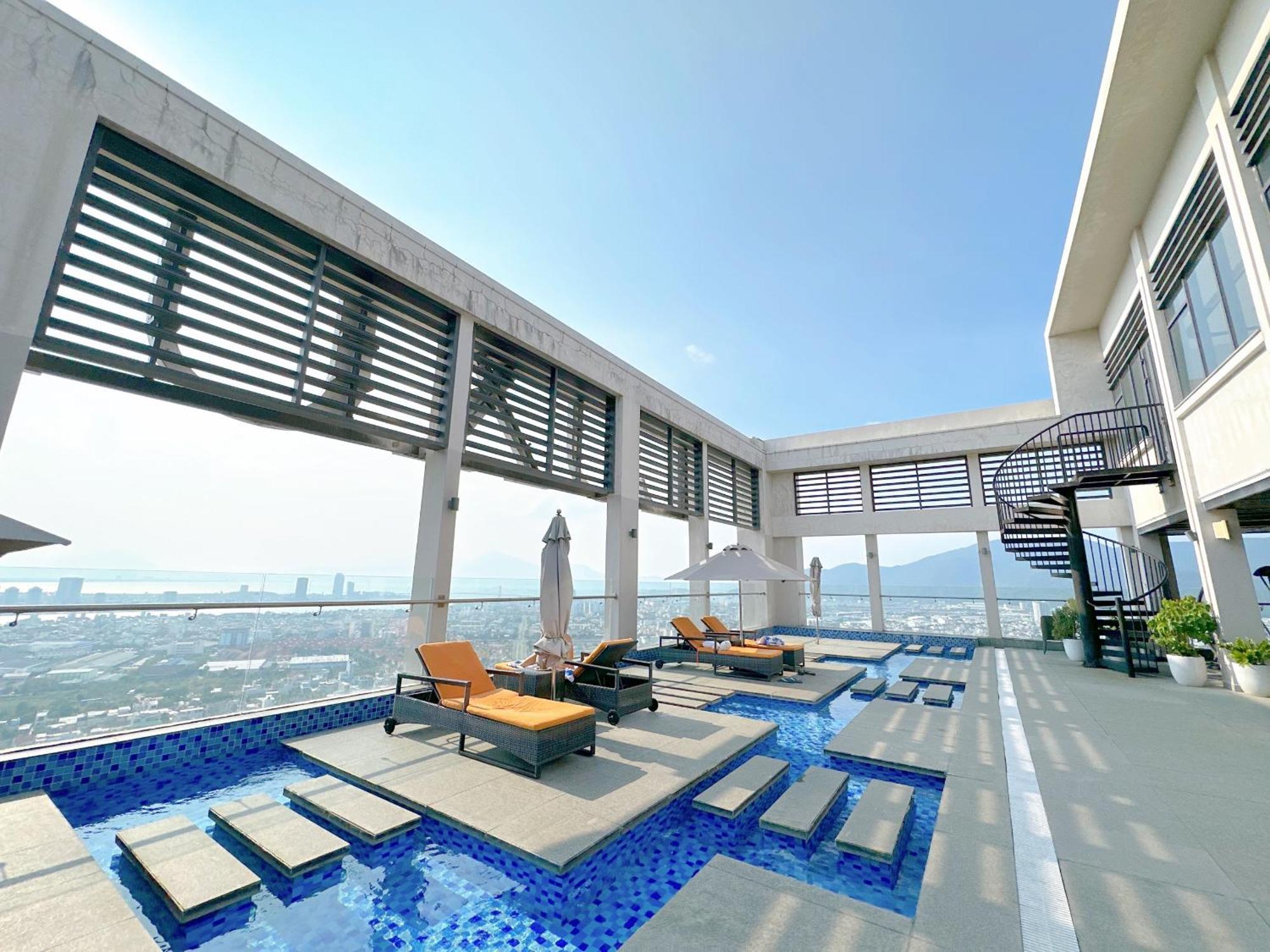 Luxury Apt Opposite Mykhe Beach 岘港 外观 照片