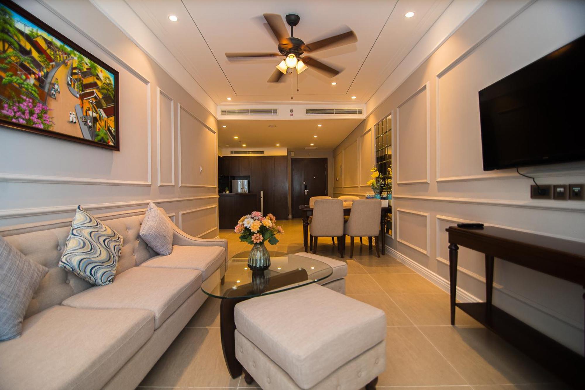 Luxury Apt Opposite Mykhe Beach 岘港 外观 照片