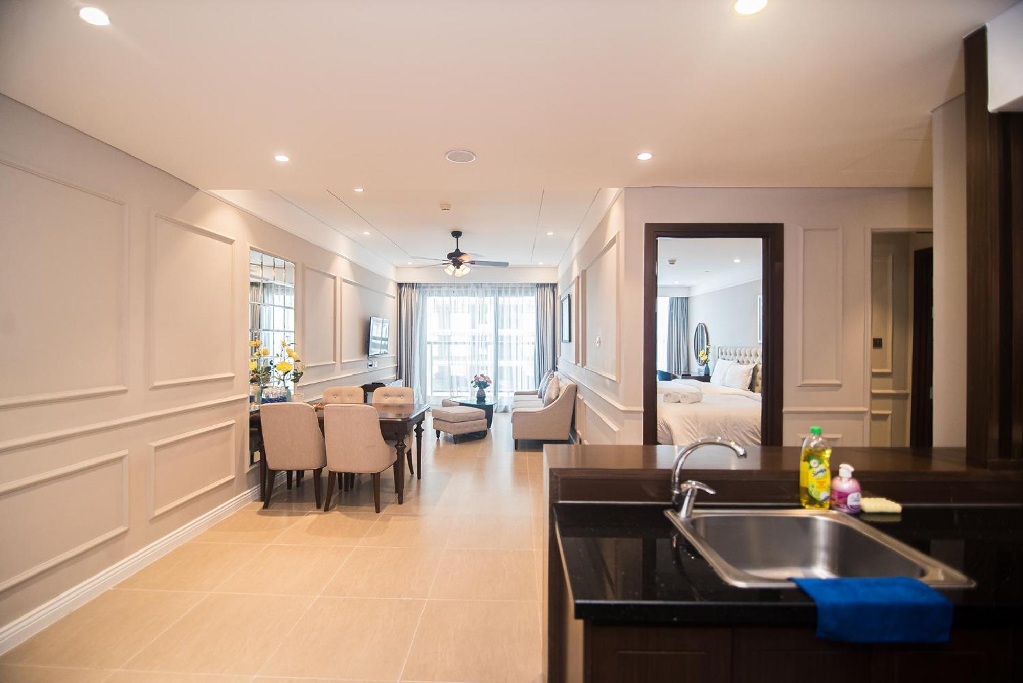 Luxury Apt Opposite Mykhe Beach 岘港 外观 照片