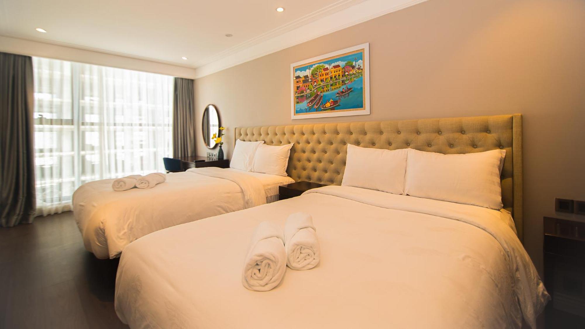Luxury Apt Opposite Mykhe Beach 岘港 外观 照片