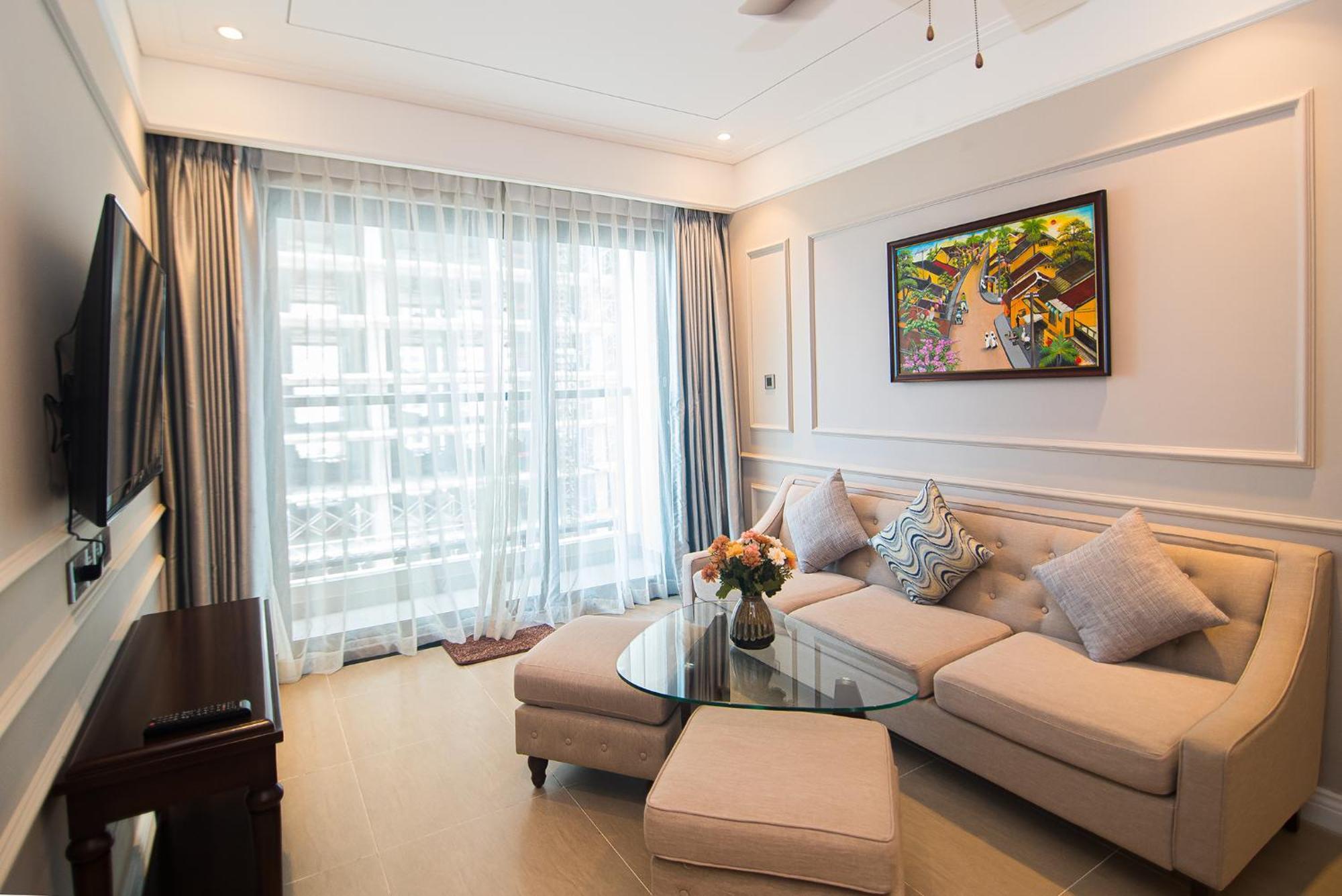 Luxury Apt Opposite Mykhe Beach 岘港 外观 照片